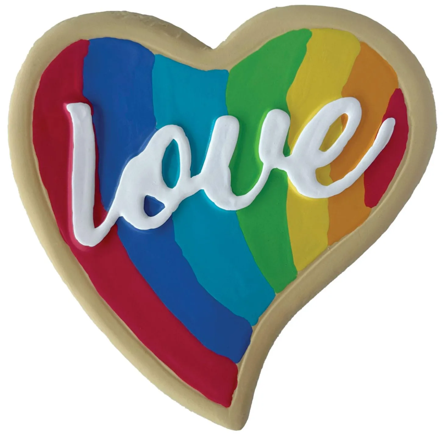 One Love Sugar Cookie Dog Toy