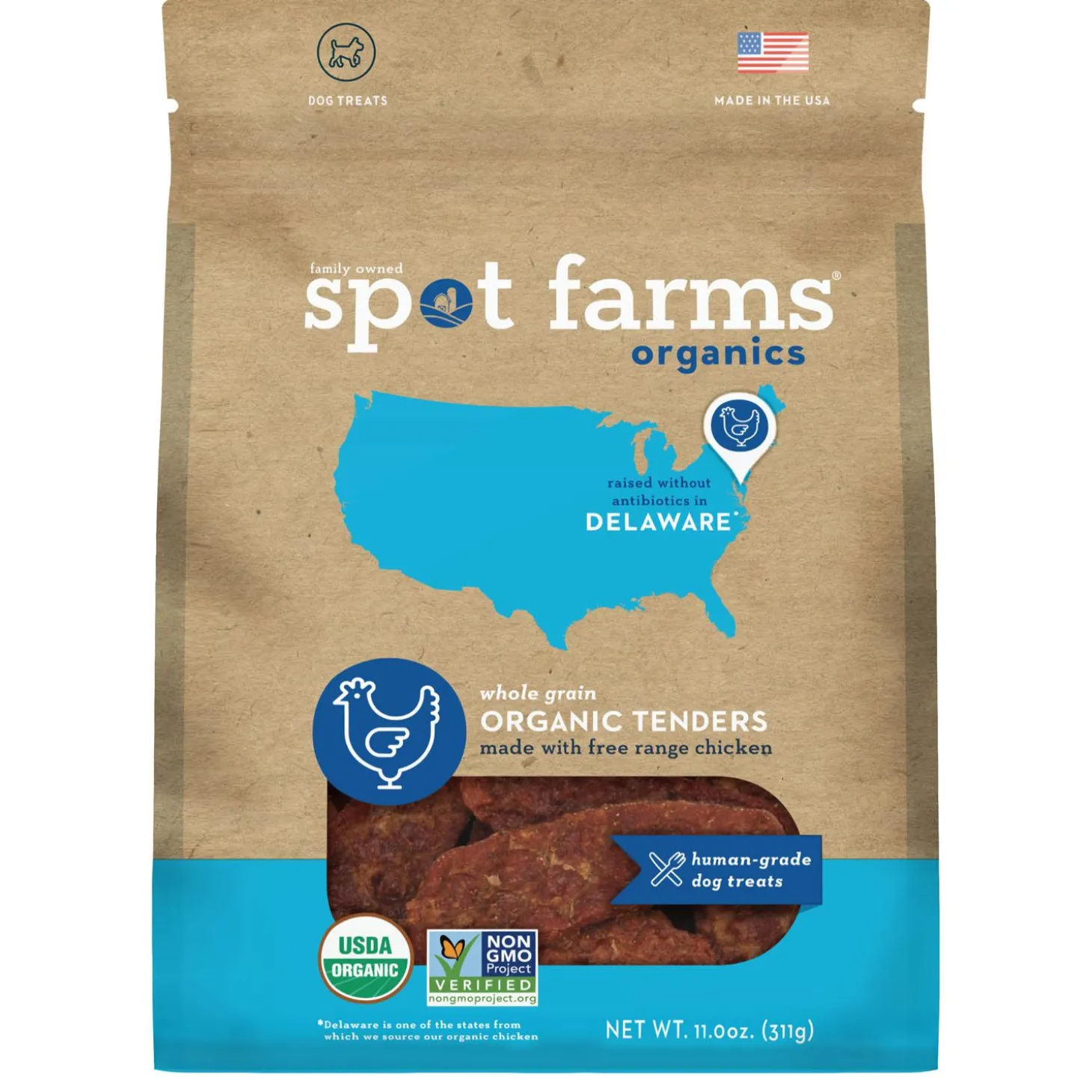 Organic Chicken Tenders Dog Treats