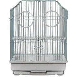 Ornate Top White Bird Cage