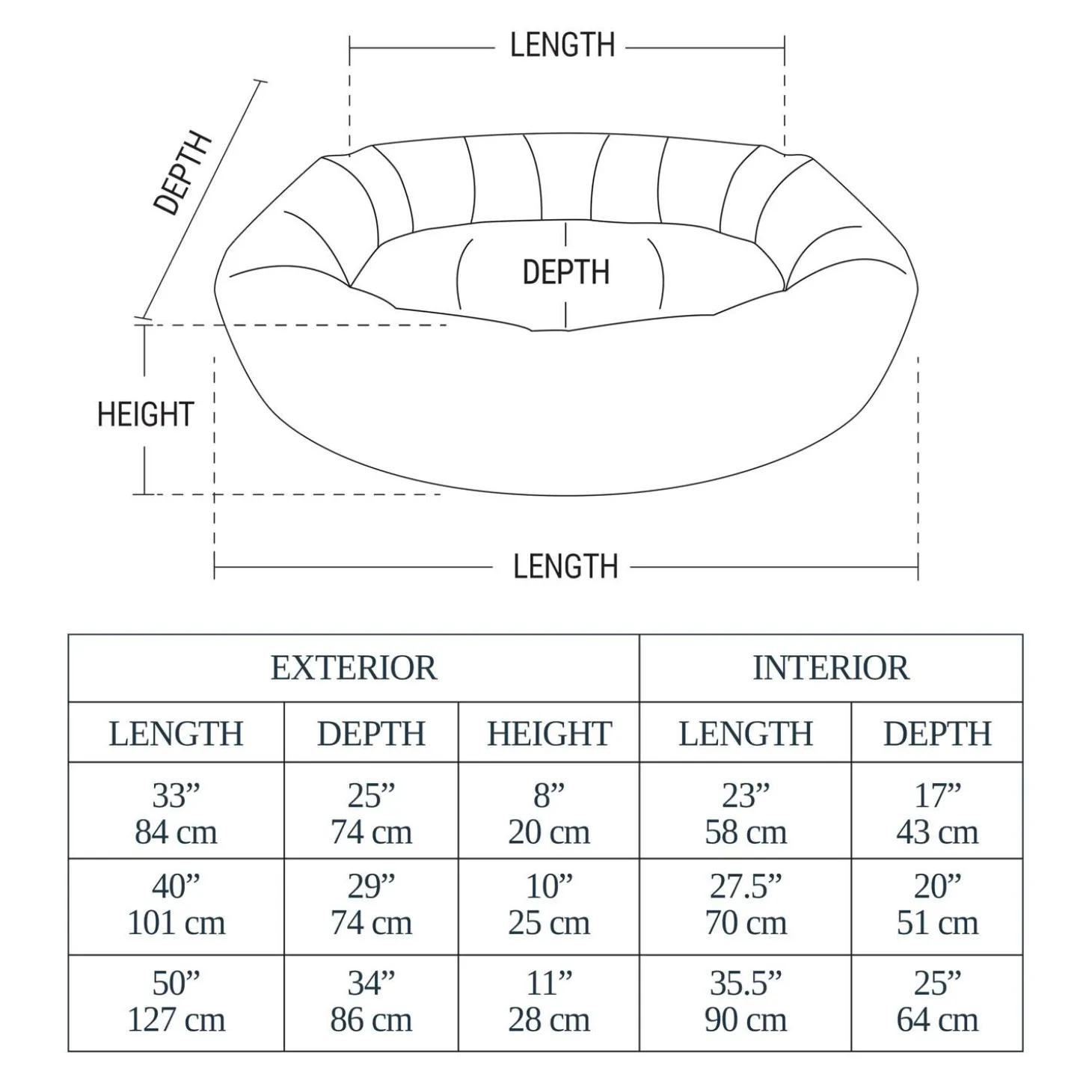 Orthopedic Donut Cuddler Tan Bed