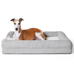 Orthopedic Lounger Grey Bed