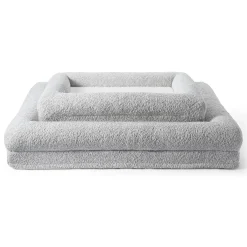 Orthopedic Lounger Grey Bed