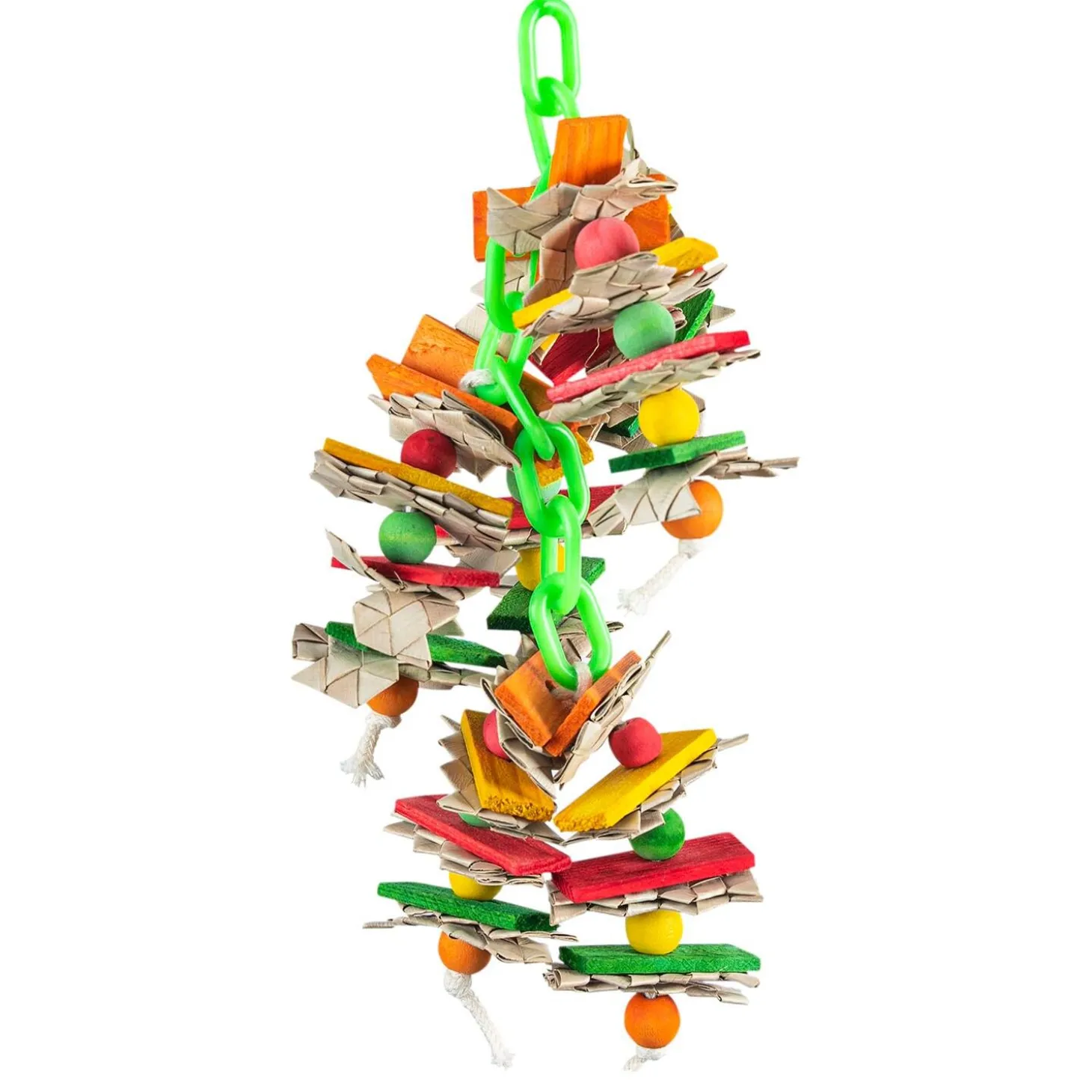 Palm Leaf Cluster Bird Toy