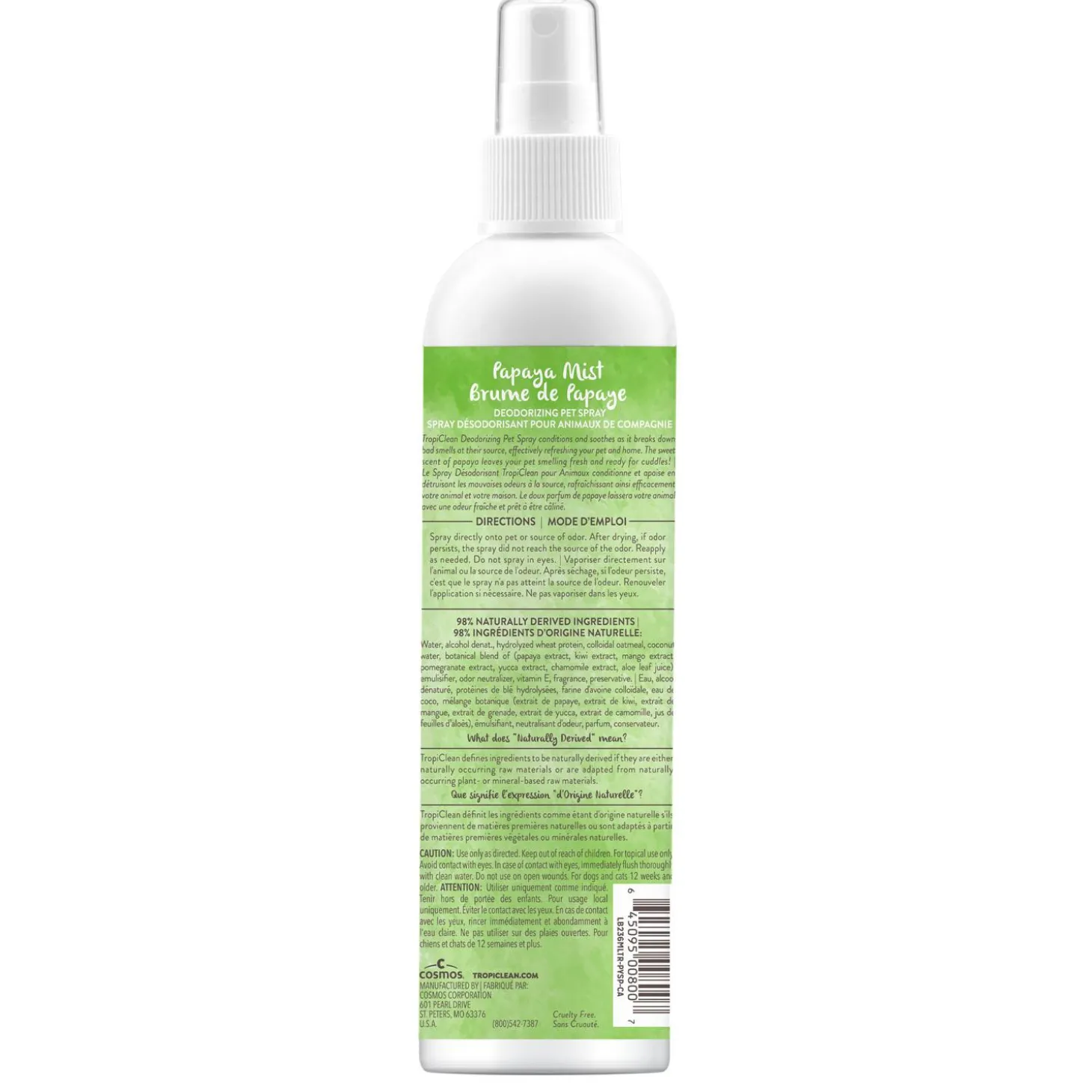 Papaya Mist Deodorizing Pet Spray
