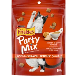 Party Mix Gravy-licious Chicken & Gravy Flavours Crunch Cat Treats