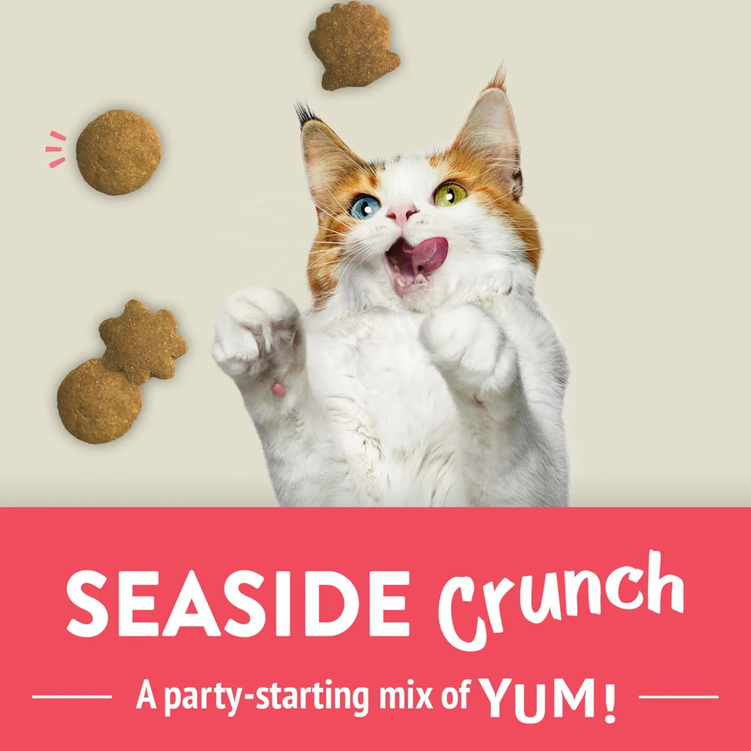 Party Mix Naturals Seaside Crunch Cat Treats
