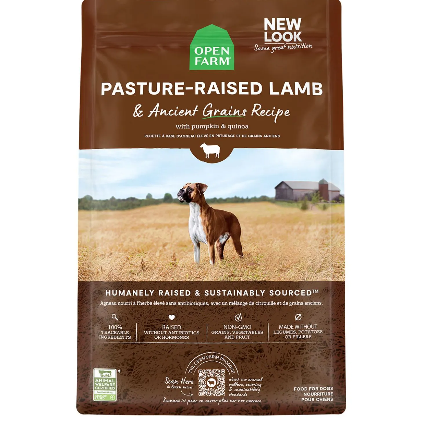 Pastured-Raised Lamb & Ancient Grains Recipe Adult Dog Food
