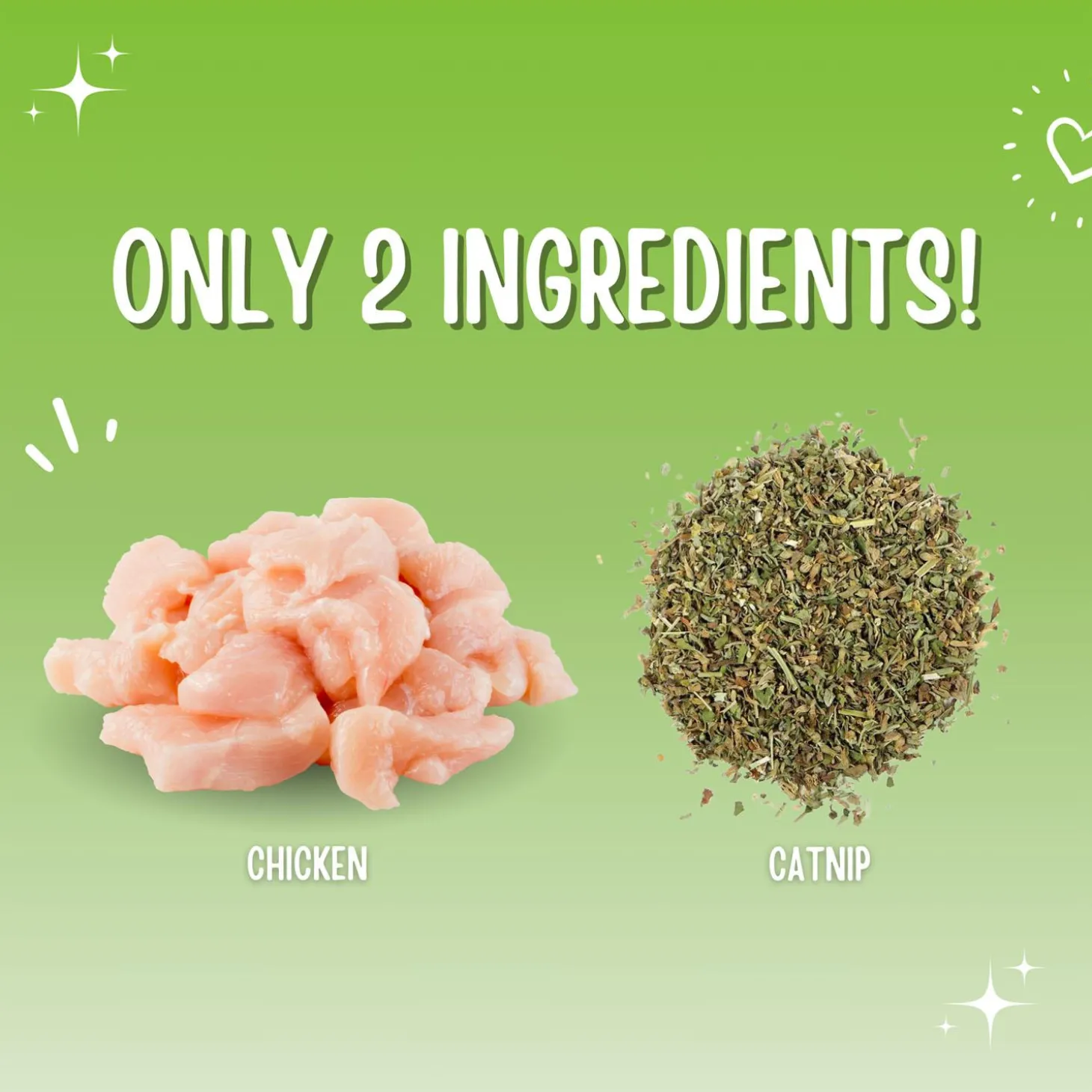 Pawlicks Organic Catnip & Chicken Cat Treats