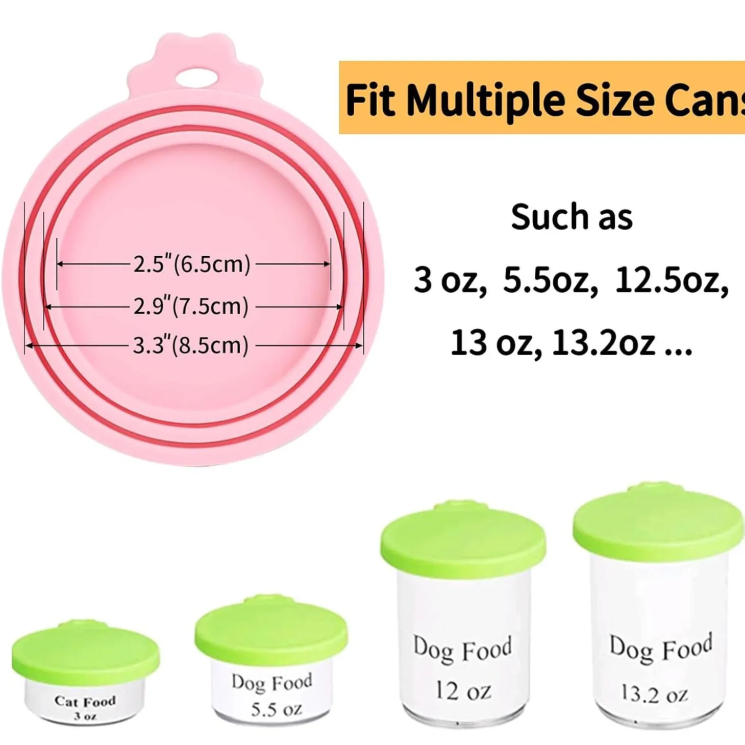 Pawsome Kitty Meal Set Pink Can Cover & Opener