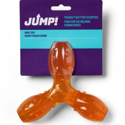 Peanut Butter Scented Trident Dog Toy