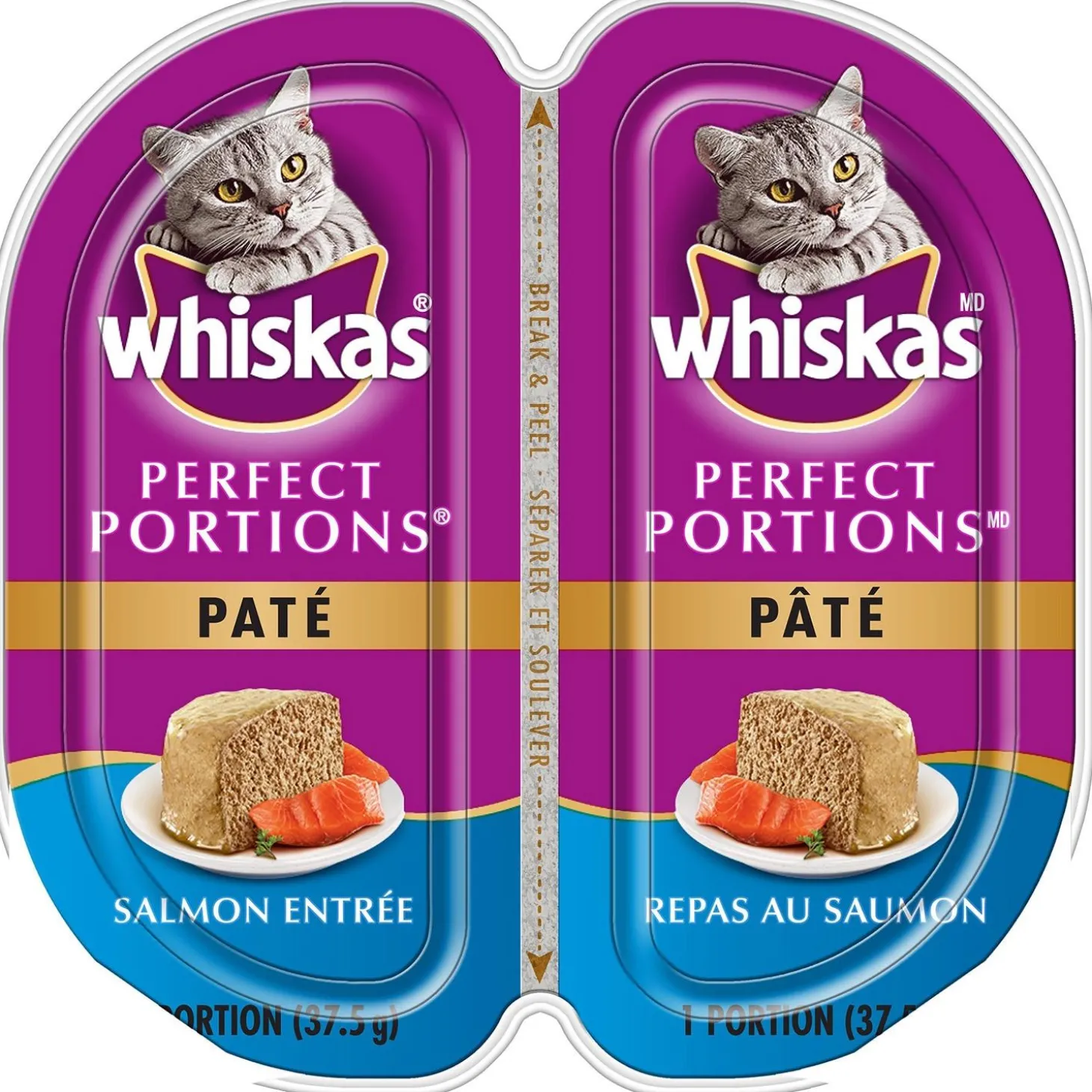 Perfect Portions Pate Salmon Entree Adult Cat Food