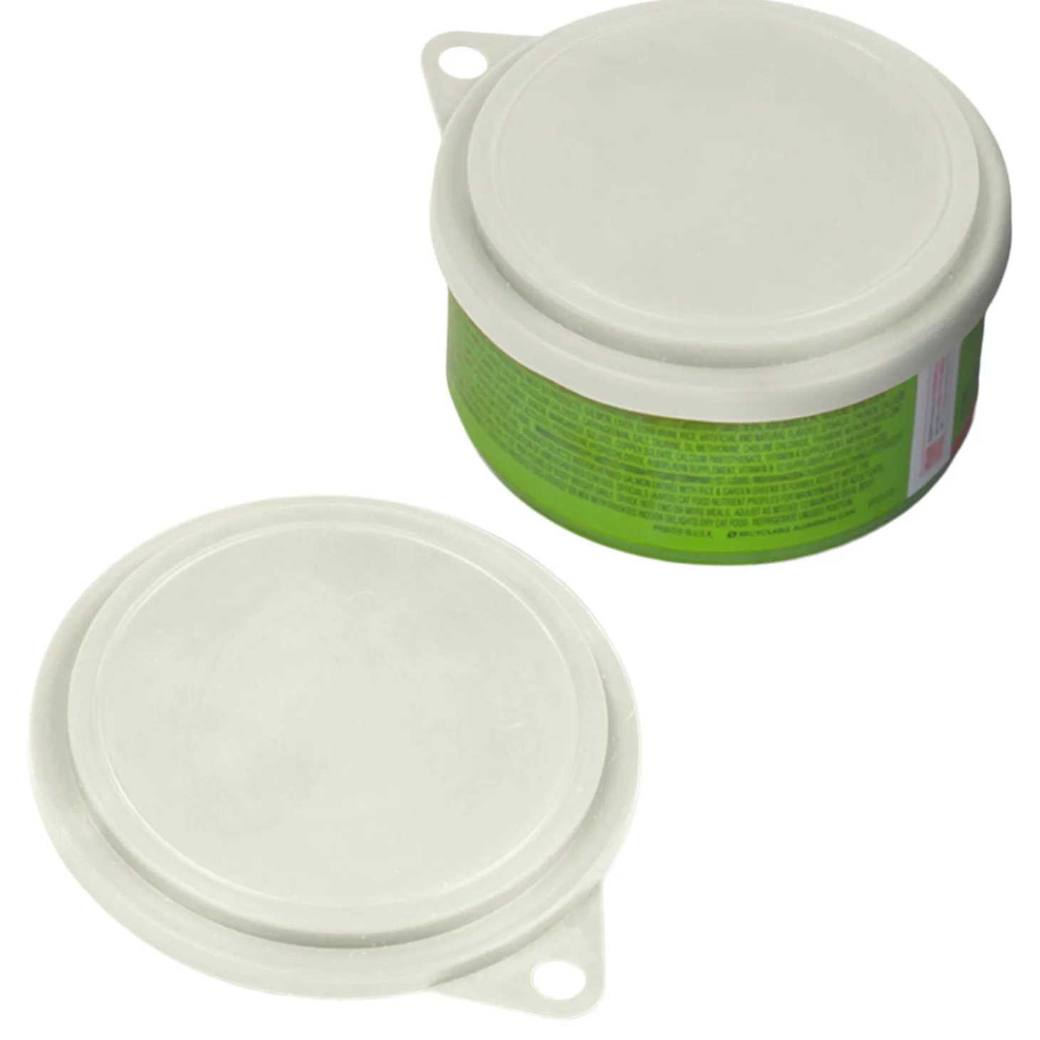 Pet Food White Can Cover