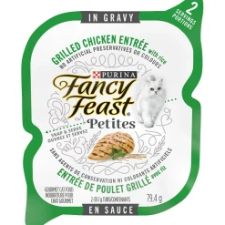 Petites Grilled Chicken Entree in Gravy Adult Cat Food