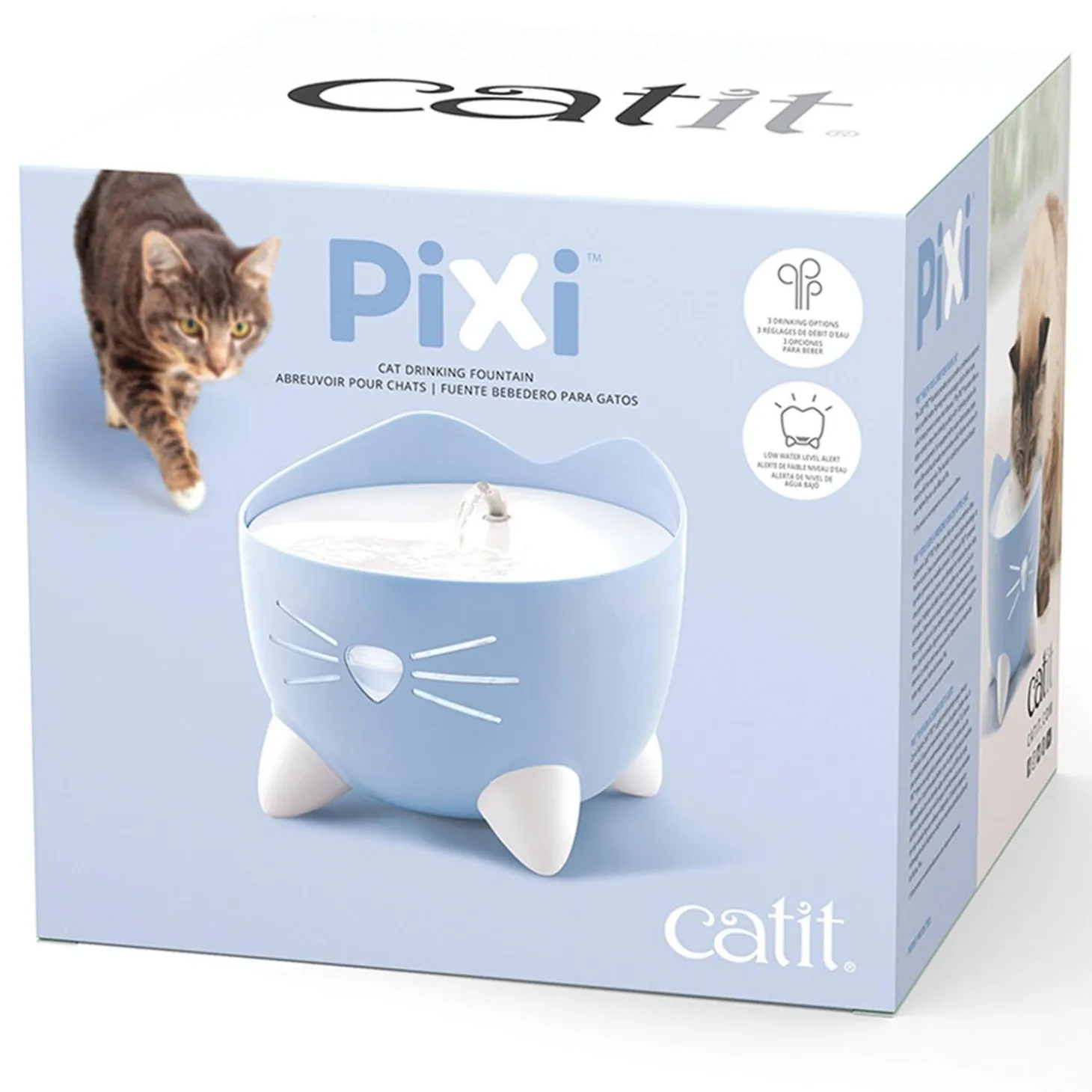 PIXI Cat Fountain Light Blue