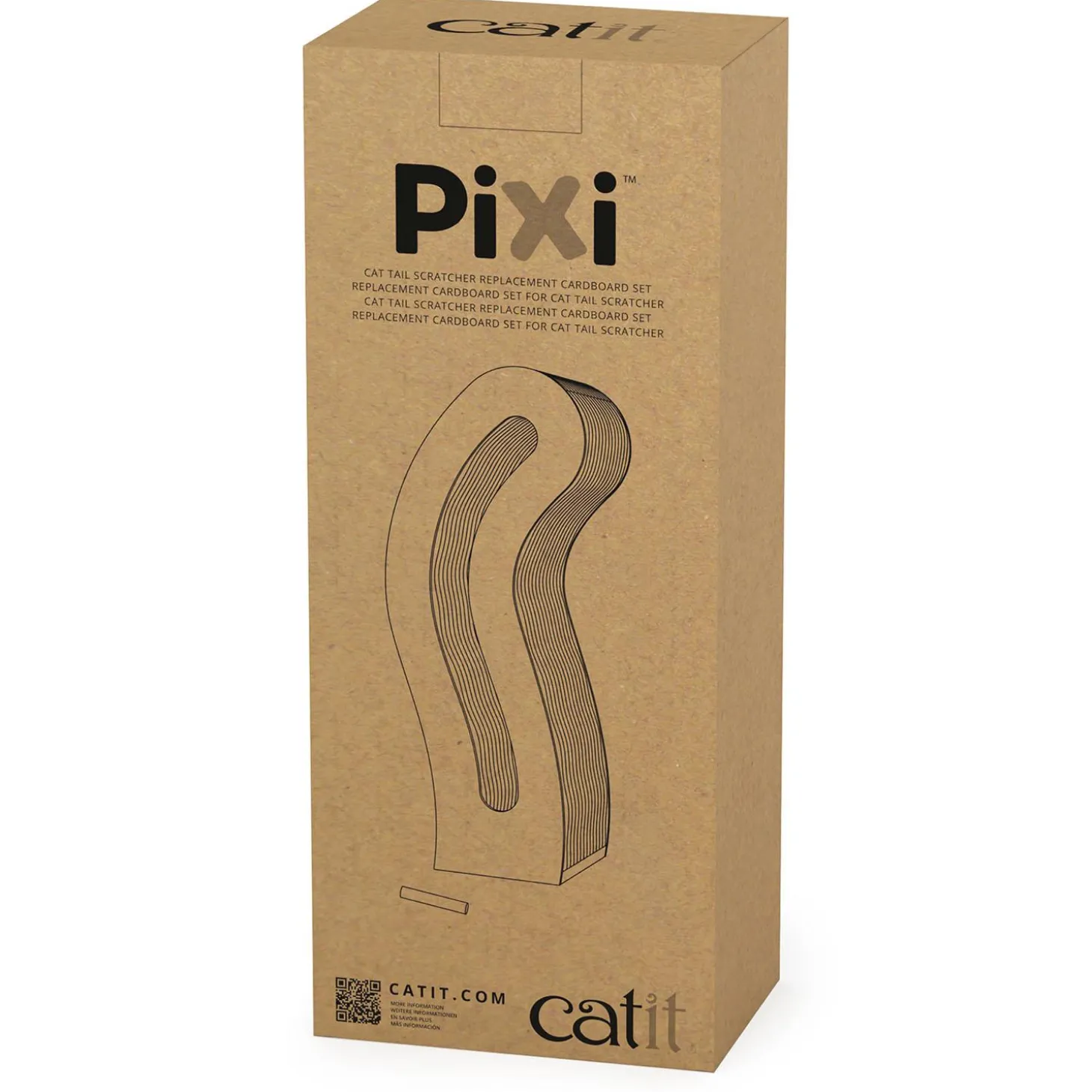 PIXI Cat Tail Scratcher Replacement Cardboard Set