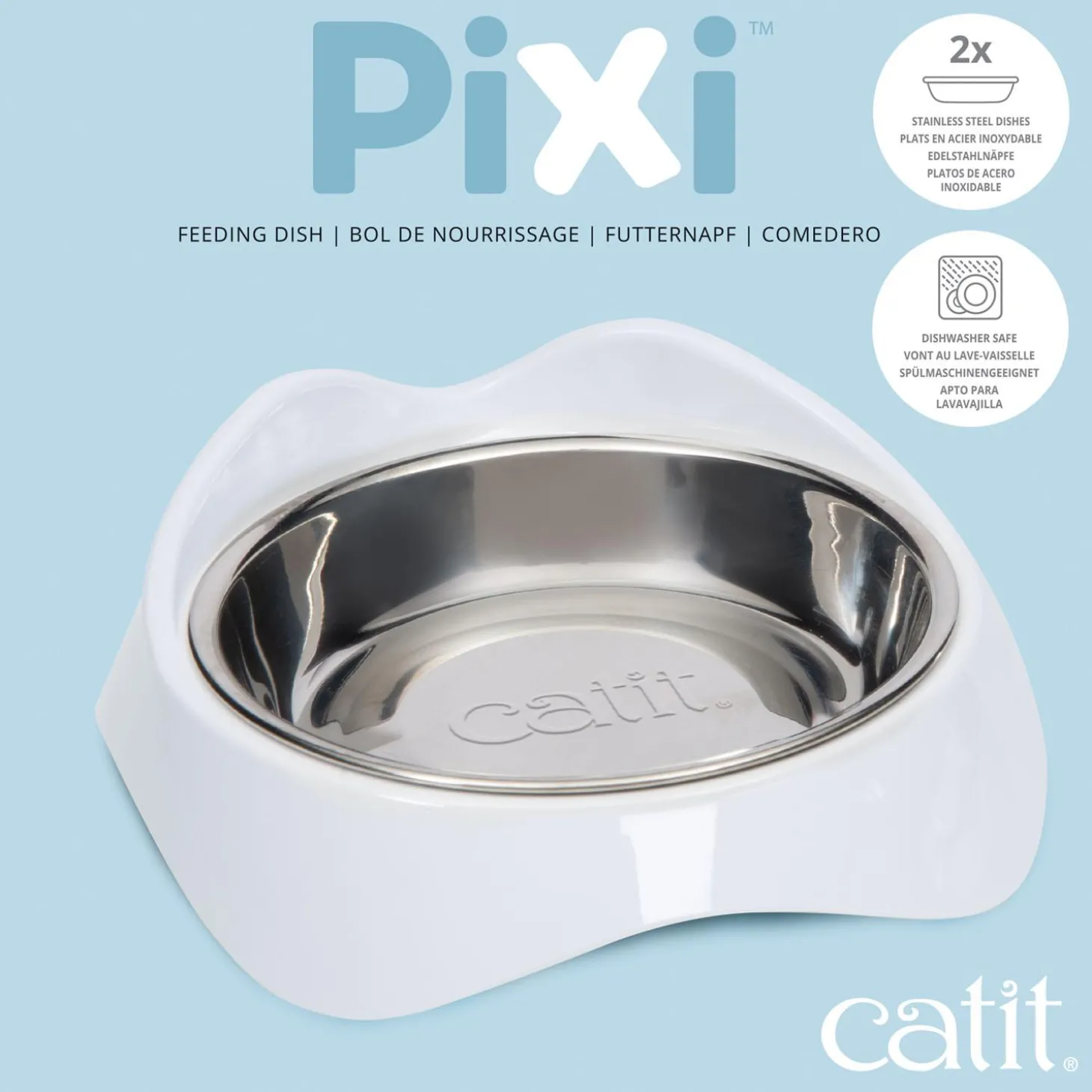 PIXI Feeding White Dish
