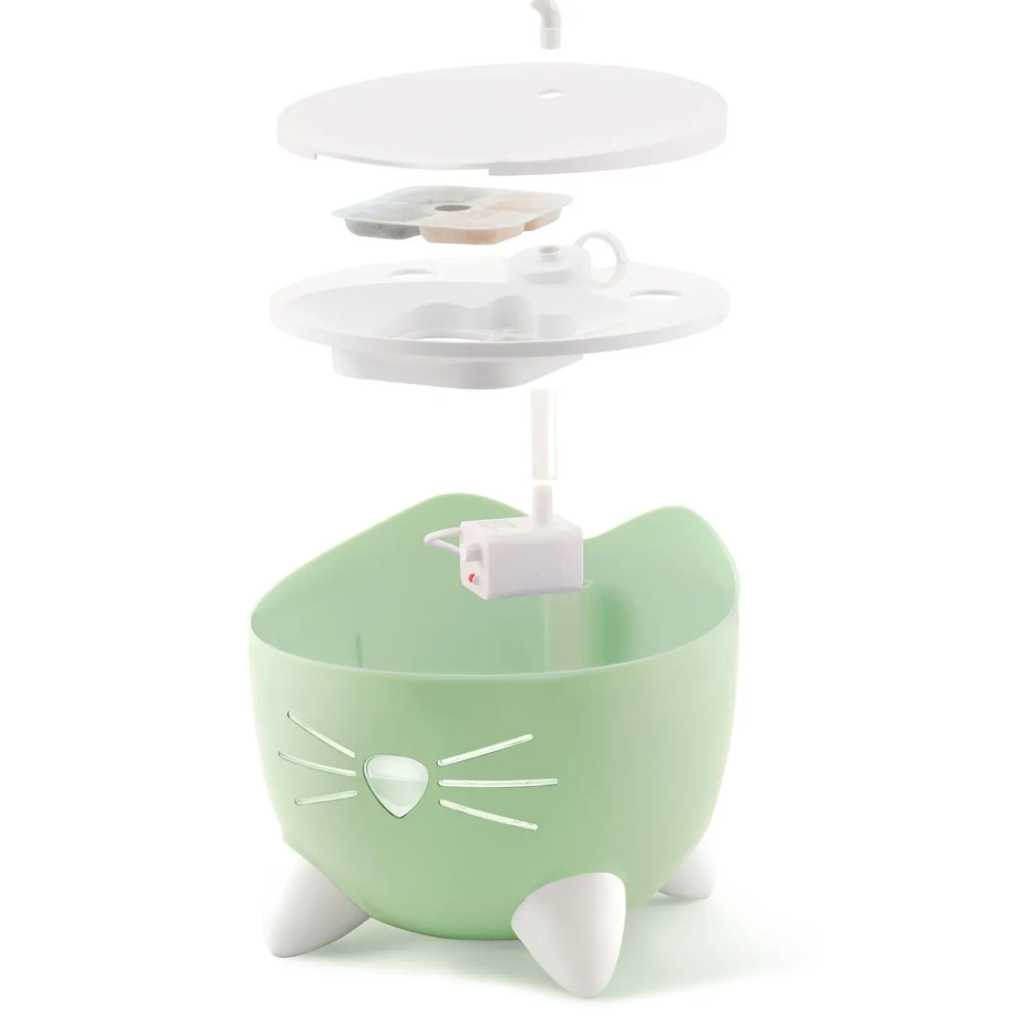 PIXI Green Cat Drinking Fountain