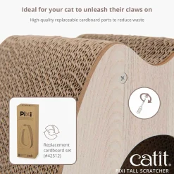 PIXI Tall Scratcher Replacement Cardboard Set