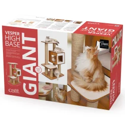 PIXI Vesper High Base Giant Walnut Cat Tree