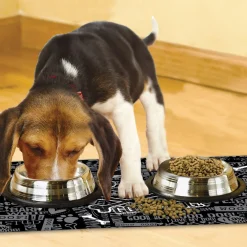 Place Mat - Black Good Dog Cross Bones