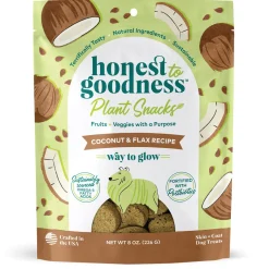 Plant Snacks Way to Glow Coconut & Flax Recipe Dog Treats