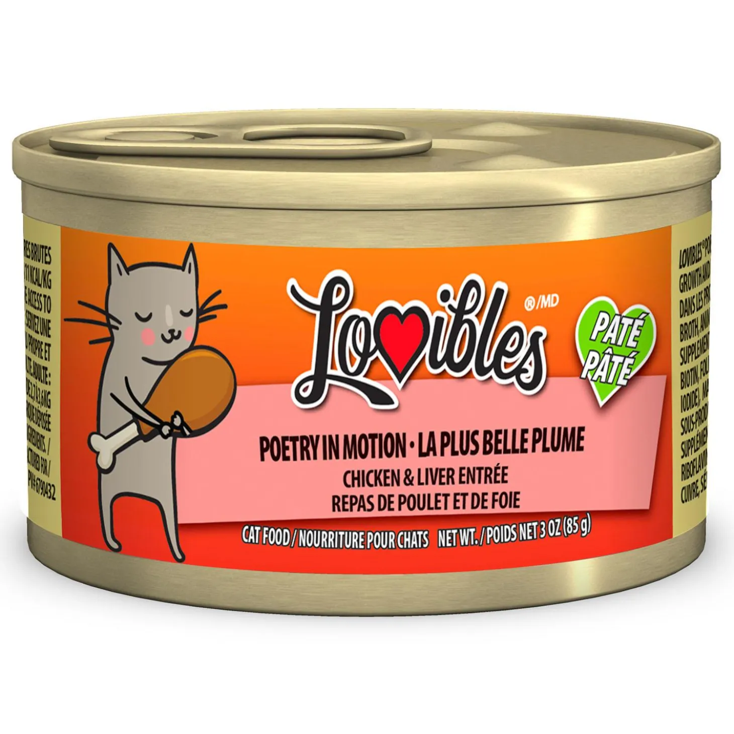 Poetry in Motion Liver & Chicken Entree Pate Cat Food