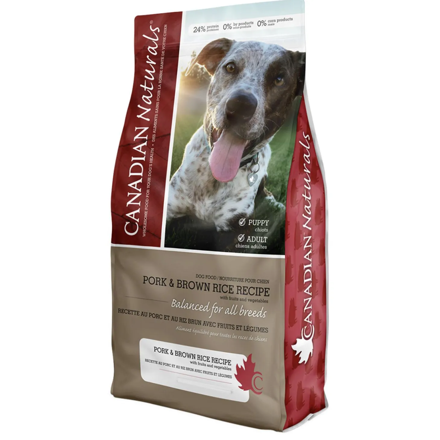 Pork & Brown Rice Recipe Dog Food