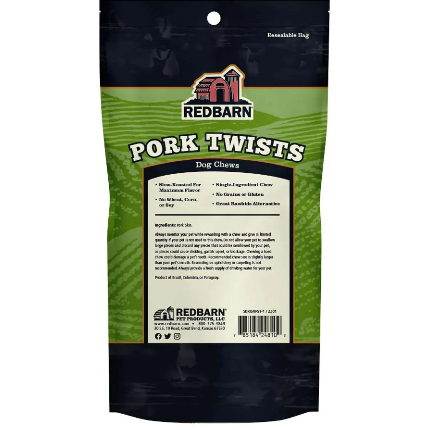 Pork Twists Dog Treats