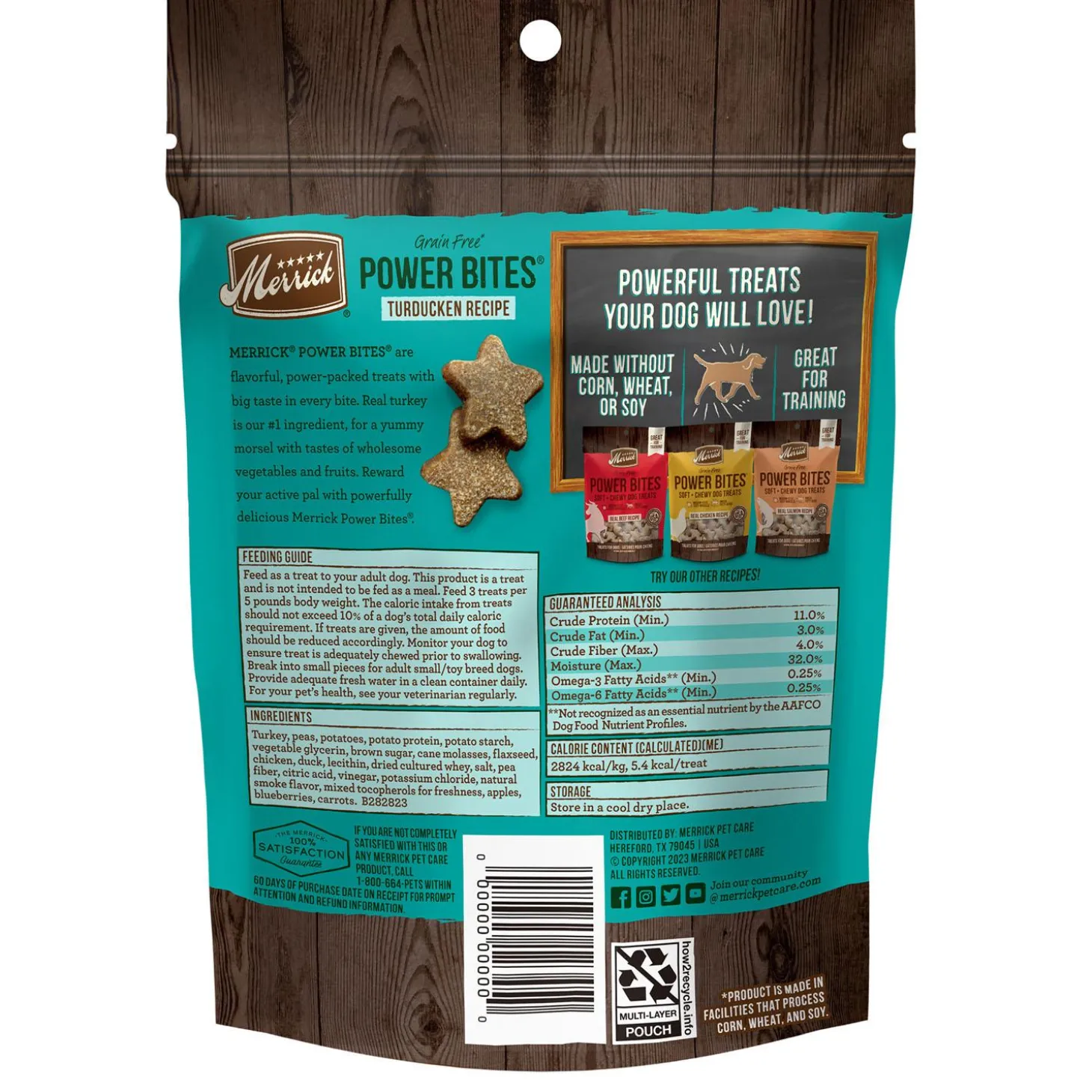 Power Bites Turducken Recipe Dog Treats