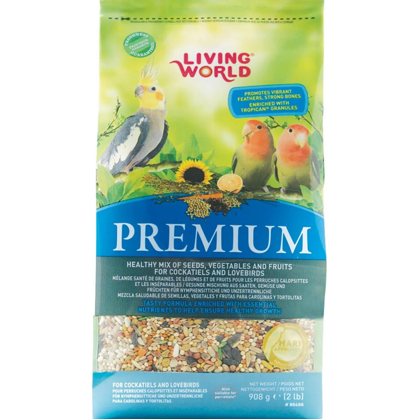 Premium Mix for Cockatiels & Lovebirds