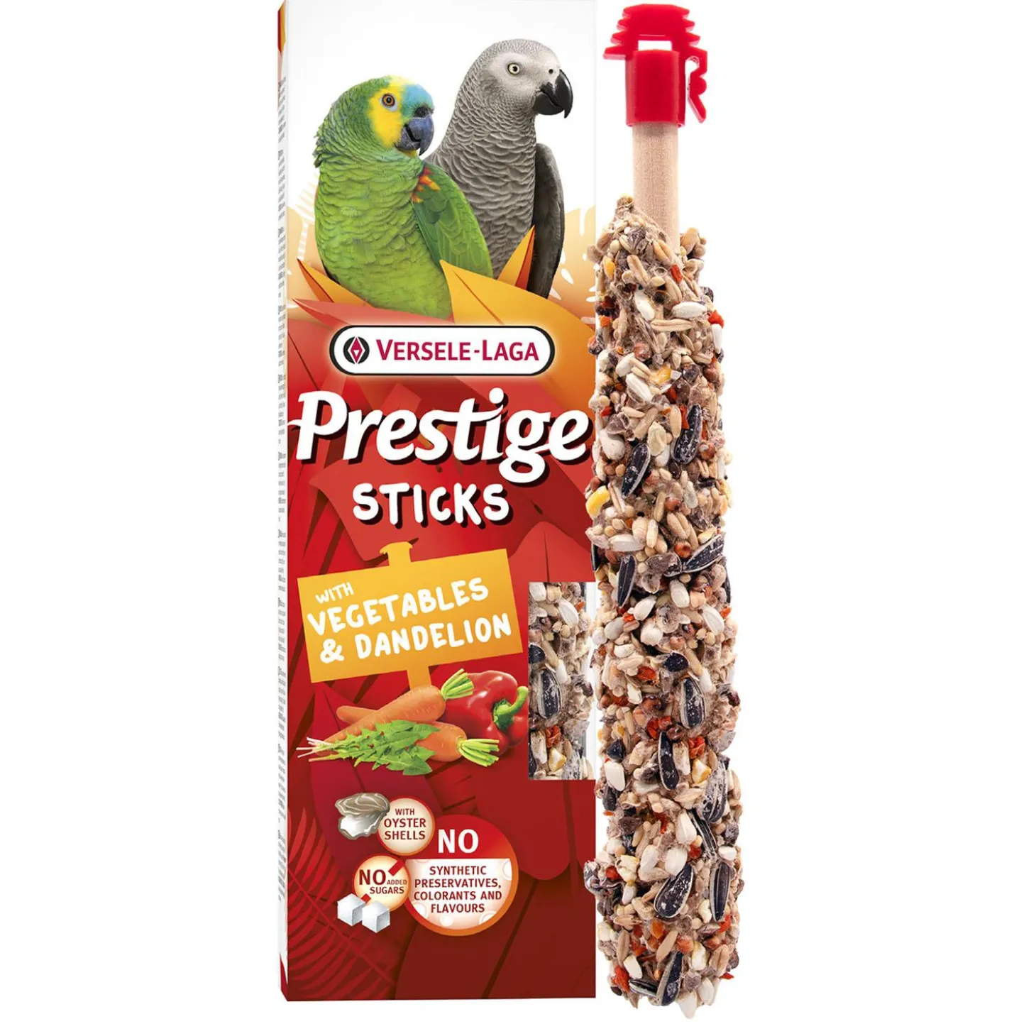 Prestige Sticks with Vegetables & Dandelion Parrots Treats