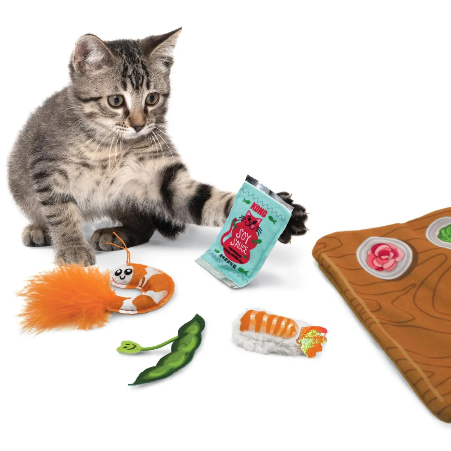 Pull-A-Partz Sushi Cat Toy