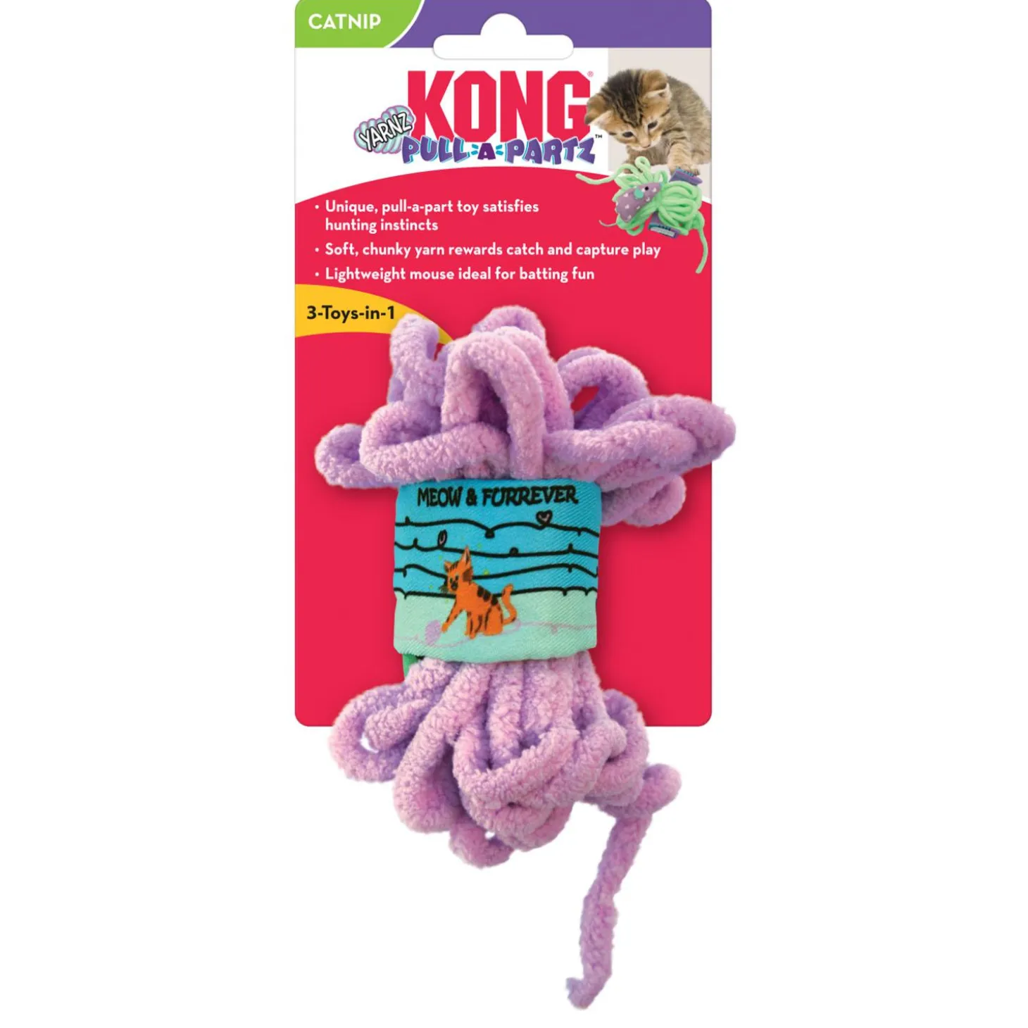 Pull-A-Partz Yarnz Assorted Cat Toy