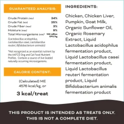 Pumpkin For My Pumpkin! Chicken, Pumpkin & Goat Milk Dog Treats