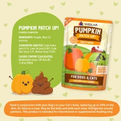 Pumpkin Patch Up! Pureed Pumpkin for Dogs & Cats