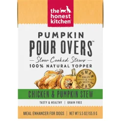 Pumpkin Pour Overs Chicken & Pumpkin Stew Dog Food Topper