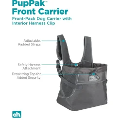PupPak Grey Front Carrier