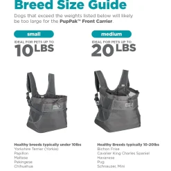 PupPak Grey Front Carrier