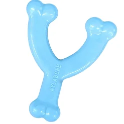 Puppy Chew Chicken Flavour Wishbone Blue Dog Toy
