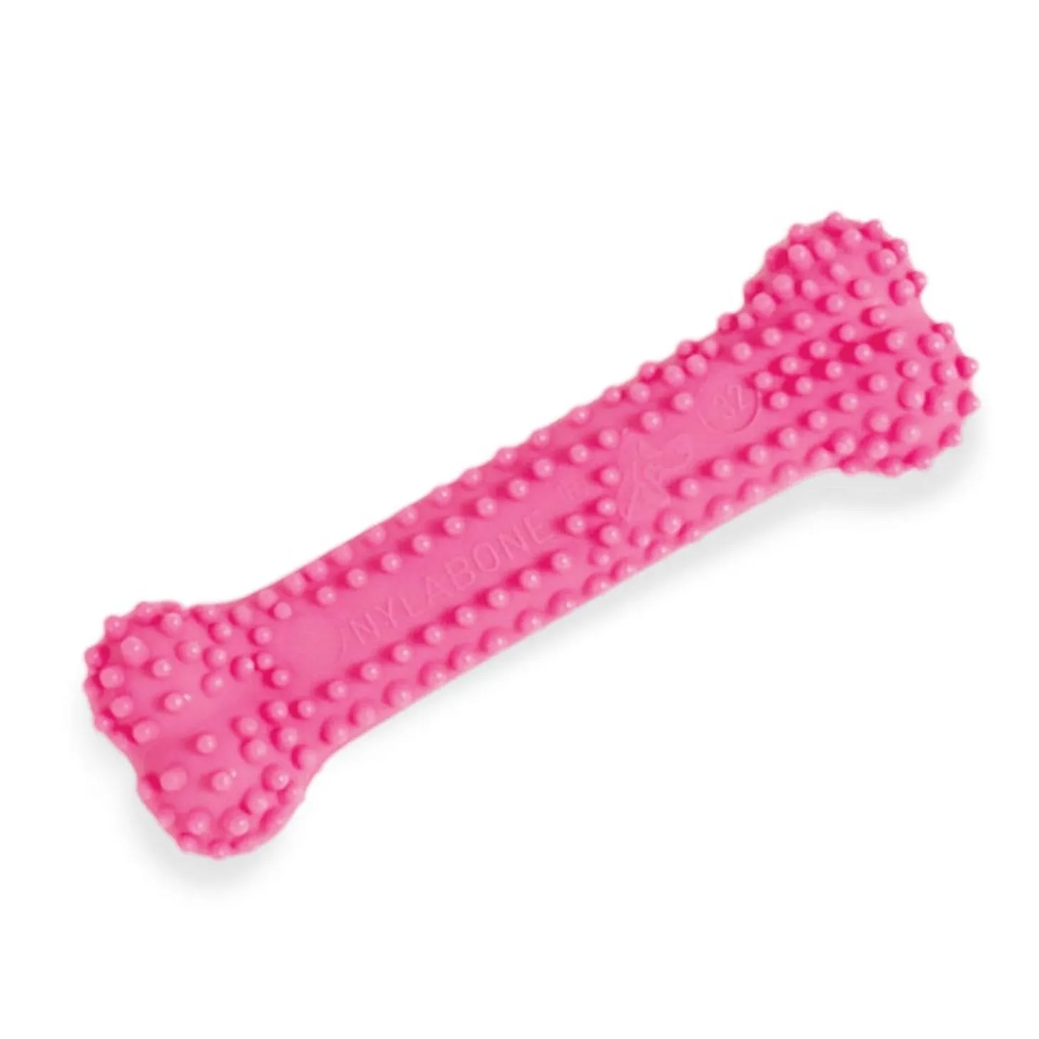 Puppy Chew Chicken Flavour Bone Pink Dog Toy