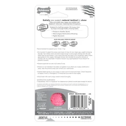 Puppy Chew Chicken Flavour Bone Pink Dog Toy