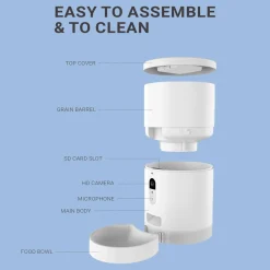 Purechew Sight Smart Pet Feeder With HD Camera