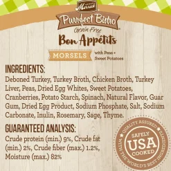 Purrfect Bistro Bon Appetits Morsels Turkey Recipe Cat Food