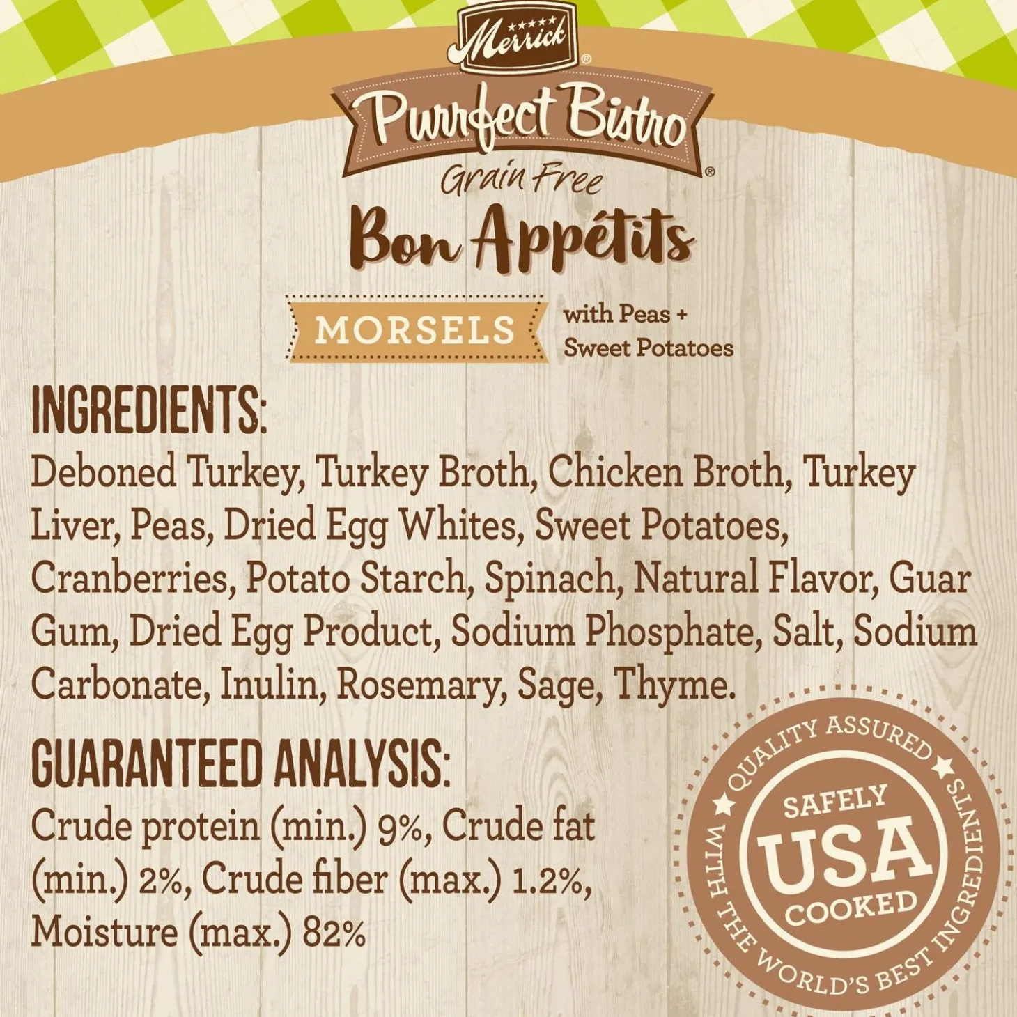Purrfect Bistro Bon Appetits Morsels Turkey Recipe Cat Food