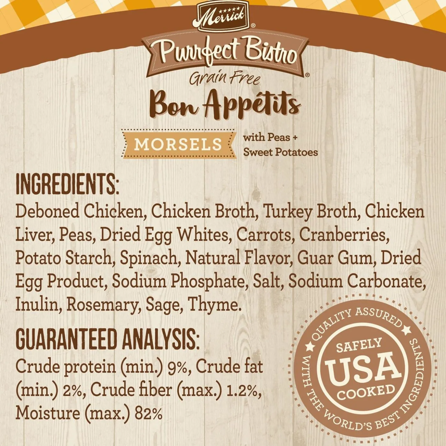 Purrfect Bistro Bon Appetits Morsels Chicken Recipe Cat Food