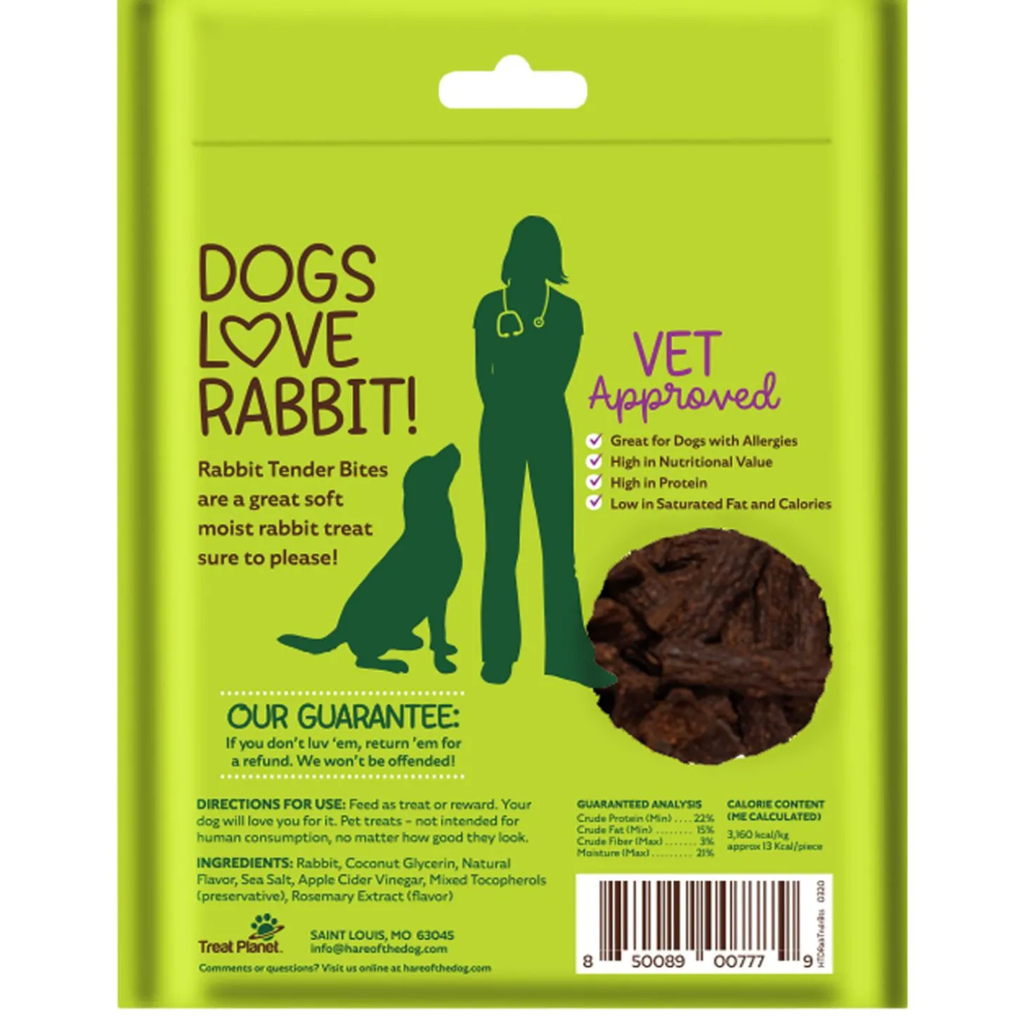 Rabbit Tender Bites Dog Treats