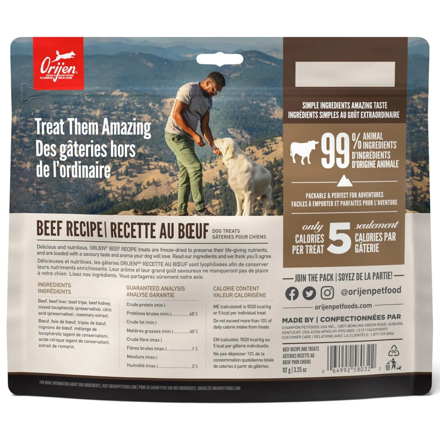 Ranch-Raised Beef Freeze-Dried Dog Treats