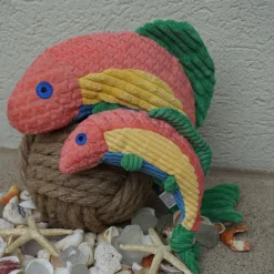 Rauccous Rainbow Trout Knottie Plush Dog Toy