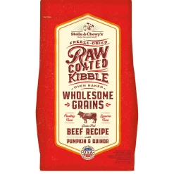 Raw Coated Wholesome Grain Beef Recipe Dog Food