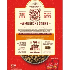 Raw Coated Wholesome Grain Beef Recipe Dog Food